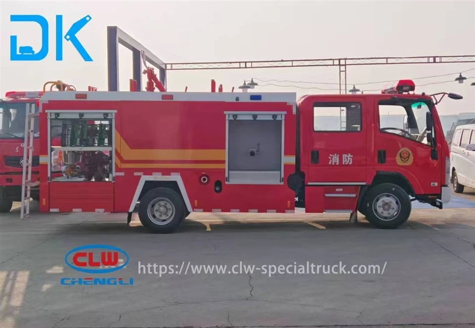 Isuzu 700P 3.55-Ton Water Tanker Fire Truck factory
